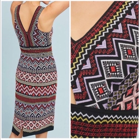Anthropologie Dress Akemi + Kin Geo Embroidered Dress 14 - Picture 6 of 15